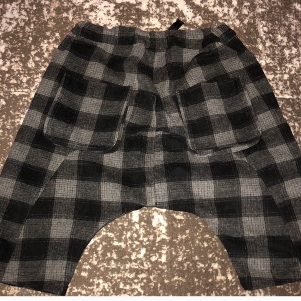 Japanese grunge plaid shorts